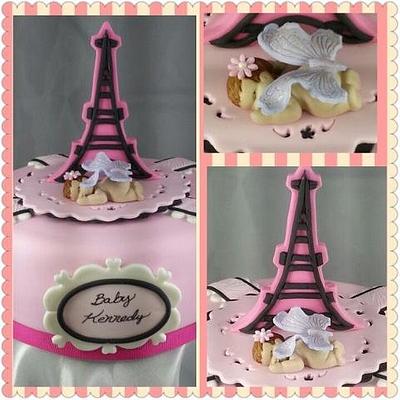 Paris Baby Shower - Cake by Gleibis