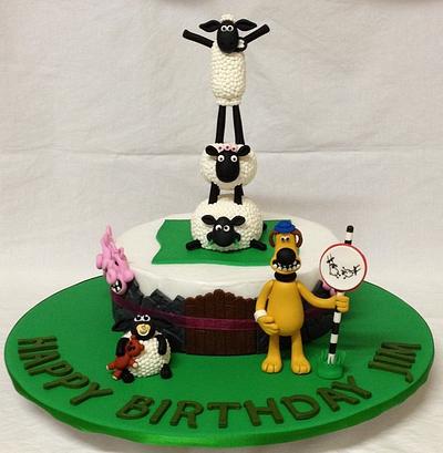 It's Shaun the Sheep... cake topper - Cake by Jade