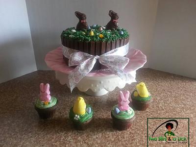Easter Garden - Cake by Denise