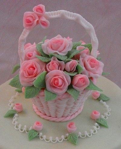 Flower basket - Cake by Zohreh