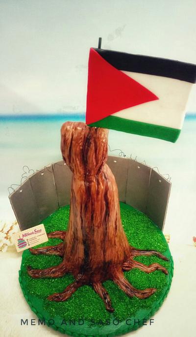Palestine In the heart Collaboration ❤ - Cake by Mero Wageeh