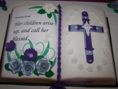 Bible Verse Cake - Cake by Ladybug9