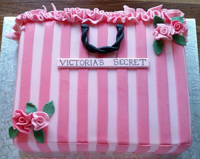 Victoria's Secret birthday cake  - Cake by Bakerscakes 