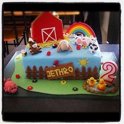 Farm Animals cake - Cake by novita