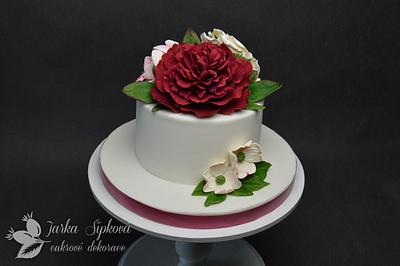 Chocolate flowers cake - Cake by JarkaSipkova