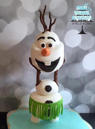 Olaf in Summer - Cake by Danielle Vega