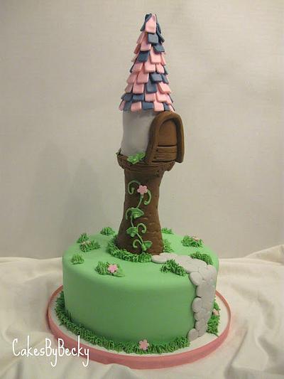 Tangled Tower Cake - Cake by Becky Pendergraft