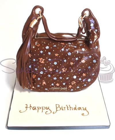 Jimmy Choo Zodiac Handbag Cake - Cake by Sweetie Darling- Billie