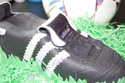 His favourite football boot - Cake by Birgit / My Little Kitchen Chaos