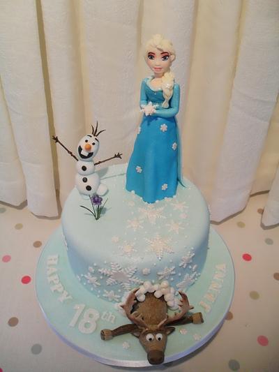 Oleg, Sven and Elsa. - Cake by Marie 2 U Cakes  on Facebook