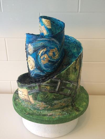 Art Golden Anniversary  - Cake by Danielle Lainton