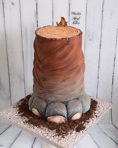 Tree Trunk - UNSA Acts of Green Collaboration  - Cake by Wooden Heart Cakes