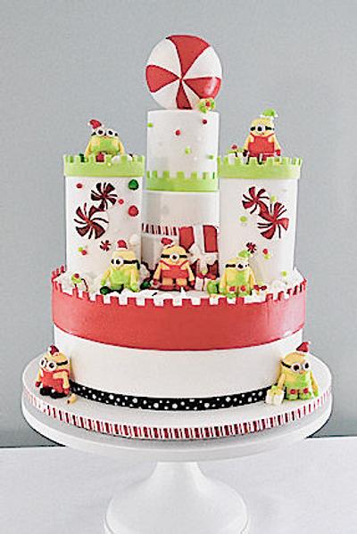 The Sugar Nursery's - Merry Minion Mansion - Cake by The Sugar Nursery - Cake Shop & Imaginarium