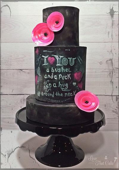Chalkboard cake - Cake by Michelle Bauer