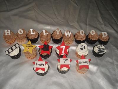 Hollywood Theme Cupcakes - Cake by Hakima Lamour 