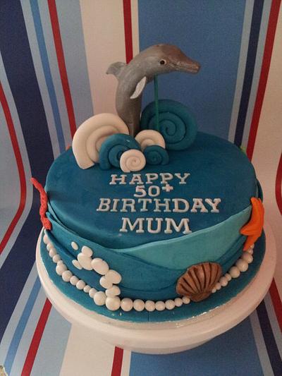 dolphin cake - Cake by Sweetlycakes