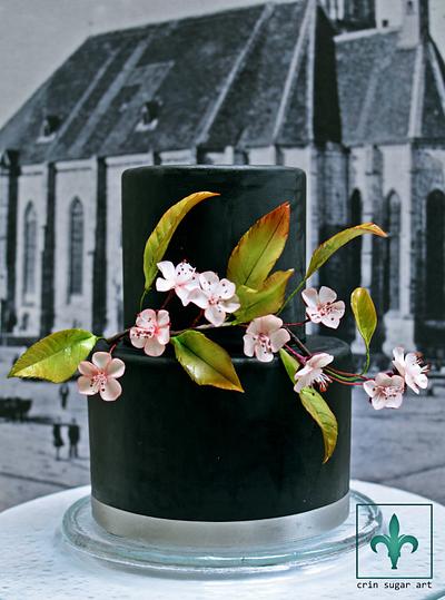 cherry blossoms - Cake by Crin sugarart