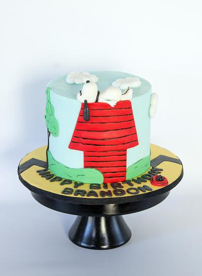 Snoopy - Cake by Anchored in Cake