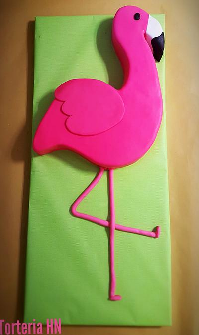 Flamingo - Cake by RenataTorteria