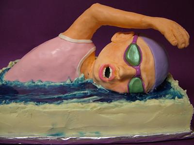 Freestyle swimmer - Cake by Alli