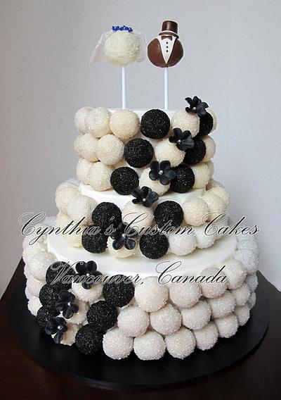 Cake balls wedding cake - Cake by Cynthia Jones