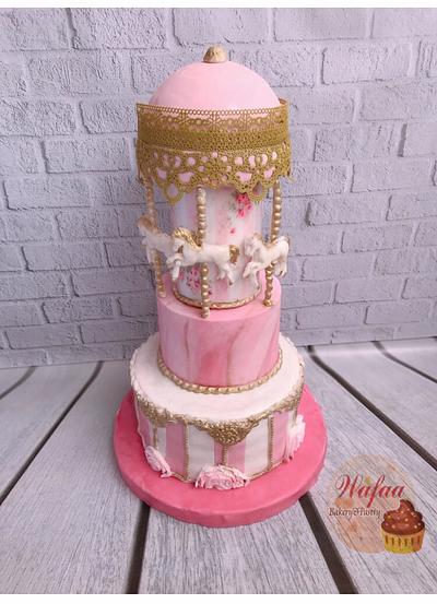 Carousel cake - Cake by Wafaa mahmoud