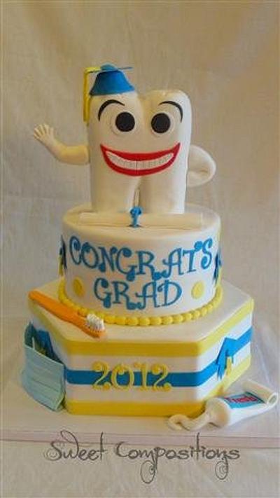 Dental Graduation - Cake by Sweet Compositions