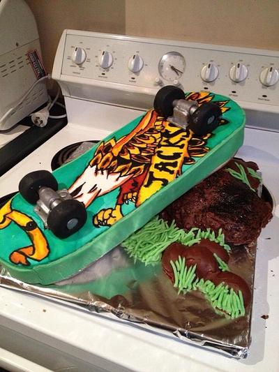 Skateboard cake  - Cake by The White house cakes 