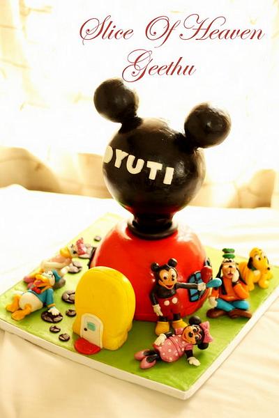 Mickey Mouse Club House - Cake by Slice of Heaven By Geethu