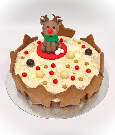 Happy christmas - Cake by claire cowburn