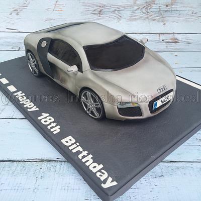 Audi R8 cake - Cake by Natasha Rice Cakes 