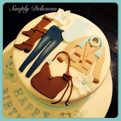 A different take on a fashion cake! - Cake by Jane-Simply Delicious