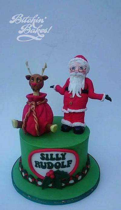 Silly Rudolf - Cake by fitzy13