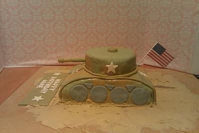 Army Tank Cake  - Cake by michelle 