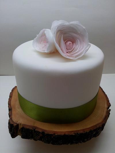 Wafer Rose - Cake by Sarah Poole
