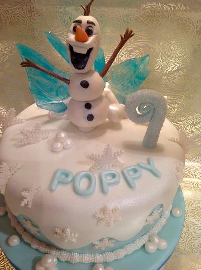Another Olaf - Cake by Nanna Lyn Cakes