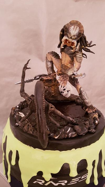 Alien vs Predator - Cake by Torturicupasiune