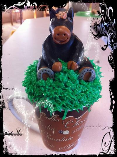 Horse cupcake - Cake by sevenheavenlysweets
