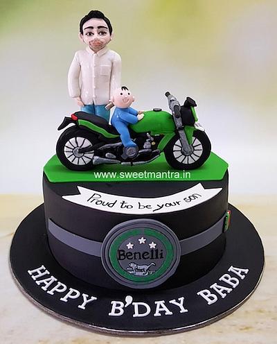 Bike lover cake - Cake by Sweet Mantra Homemade Customized Cakes Pune