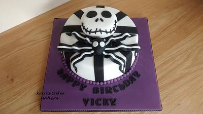 Nightmare Before Christmas - Cake by Kerri's Cakes