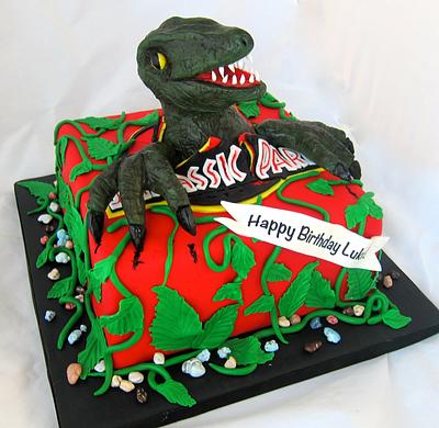 Jurassic Park Cake - Cake by Kate