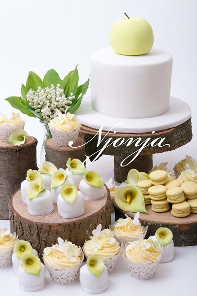 Green Apple Wedding Cake - Cake by Njonja