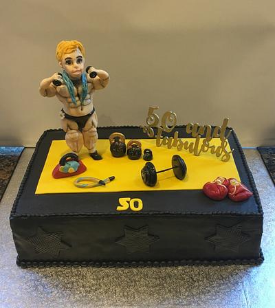 Mr muscles has a birthday - Cake by Jollyjilly