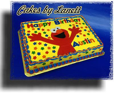Elmo Cake - Cake by Lanett