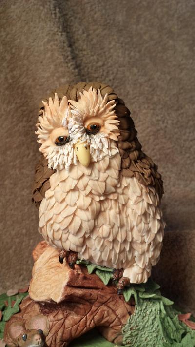 Tawny Owl model - Cake by Kell77