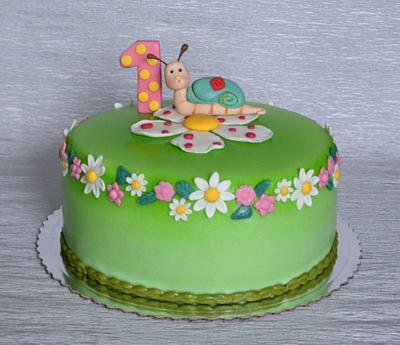 Slug on blossom - Cake by Renáta 