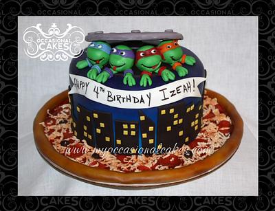 TMNT - Cake by Occasional Cakes