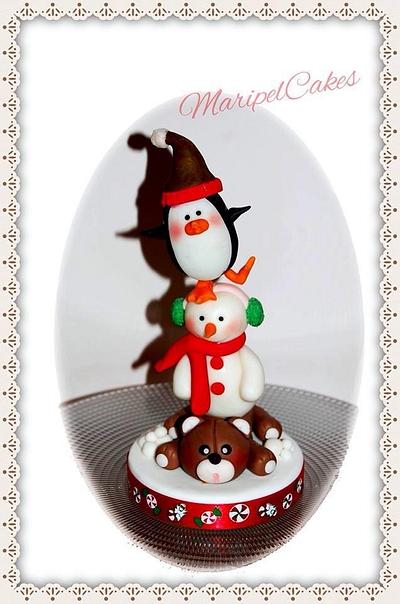 Christmas topper - Cake by MaripelCakes