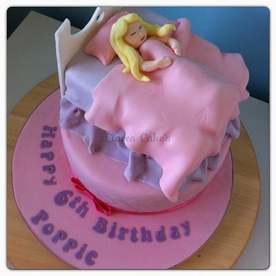 Sleeping Beauty - Cake by Clare's Cakes - Leicester