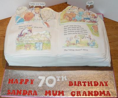 Enormous Turnip POP UP BOOK cake   - Cake by Krazy Kupcakes 
